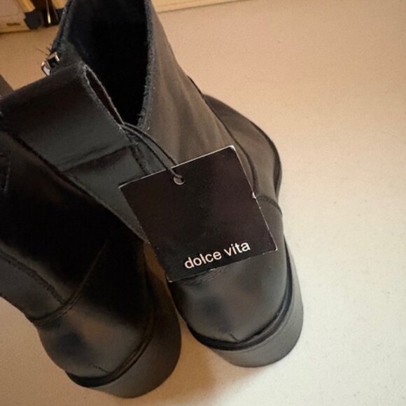 Women's Leather Boots Size 9 Black - Picture 5 of 5